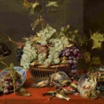 نقاشیFrans Snyders - Still Life with Grapes and Game