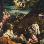نقاشیJacopo Bassano - The Annunciation to the Shepherds