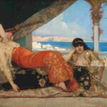 نقاشیJean Joseph Benjamin Constant - The Favorite of the Emir