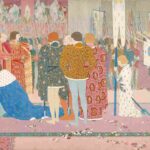 نقاشیLouis Maurice Boutet de Monvel The Crowning at Rheims of the Dauphin