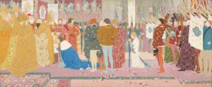 نقاشیLouis Maurice Boutet de Monvel The Crowning at Rheims of the Dauphin