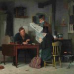 نقاشی Richard Caton Woodville - Waiting for the Stage