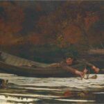 نقاشیWinslow Homer - Hound and Hunter